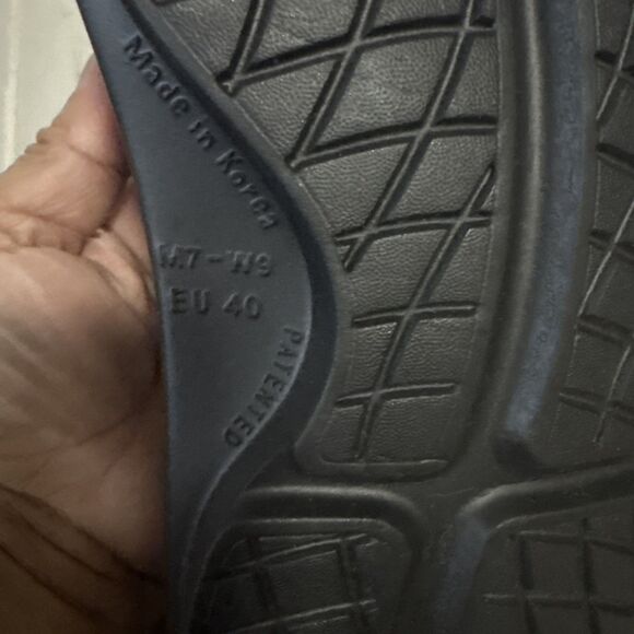 OOFOS OOriginal Recovery Sandal Unisex Men’s 7 Women’s 9 EU 40 BLACK  NWOT main image 4
